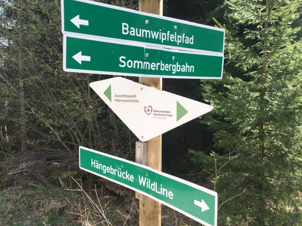 Ferienwohnung Kuckuck Auf Dem Sommerberg Incl Schwarzwaldcard Plus - 2 Zimmer 50Qm บาดวิลด์บาด ภายนอก รูปภาพ