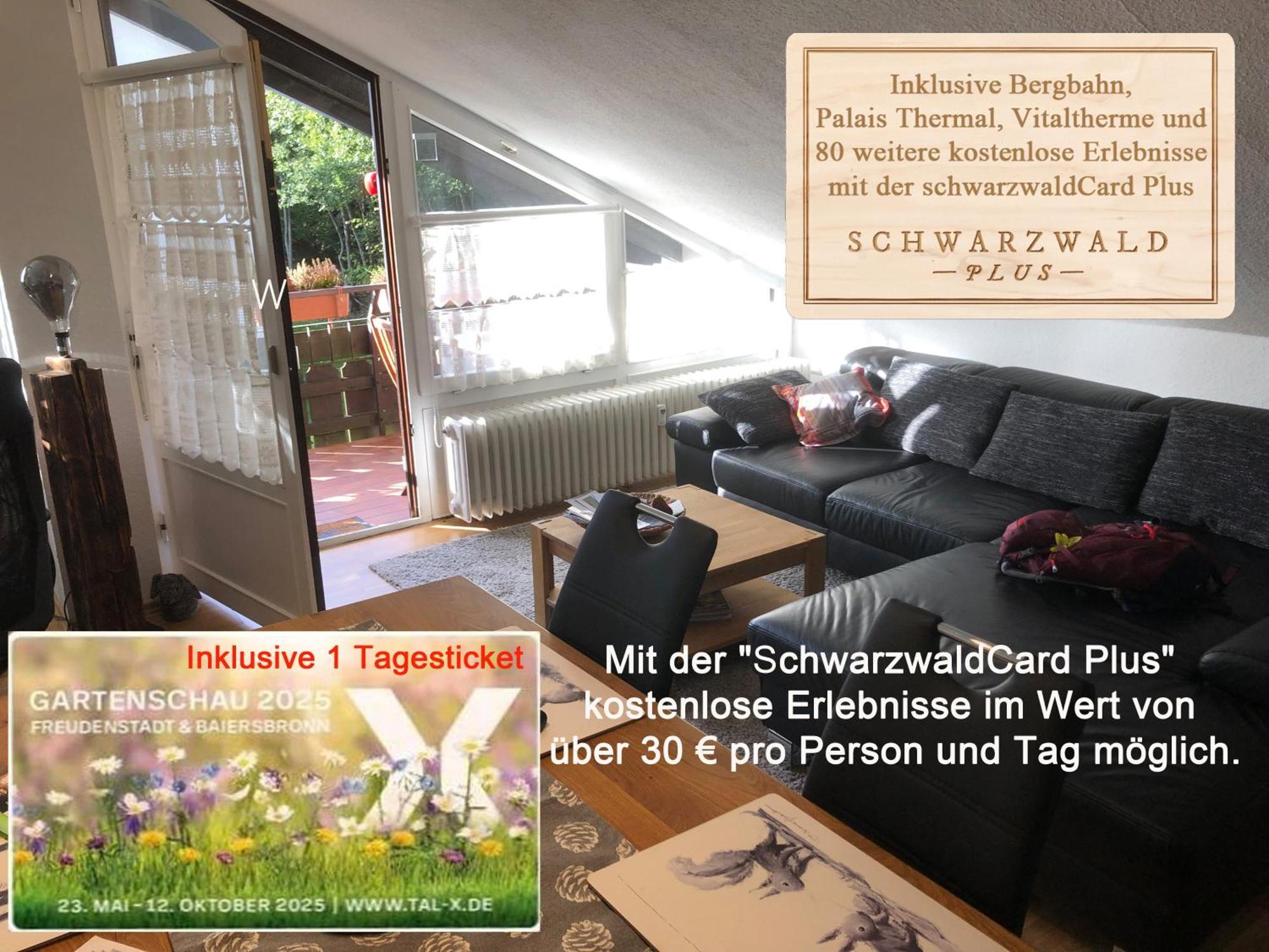 Ferienwohnung Kuckuck Auf Dem Sommerberg Incl Schwarzwaldcard Plus - 2 Zimmer 50Qm บาดวิลด์บาด ภายนอก รูปภาพ
